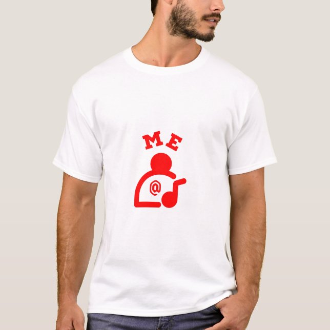Camiseta Me @At Music (Anverso)