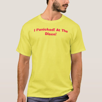 Camiseta ¡Me aterré! ¡En el disco!