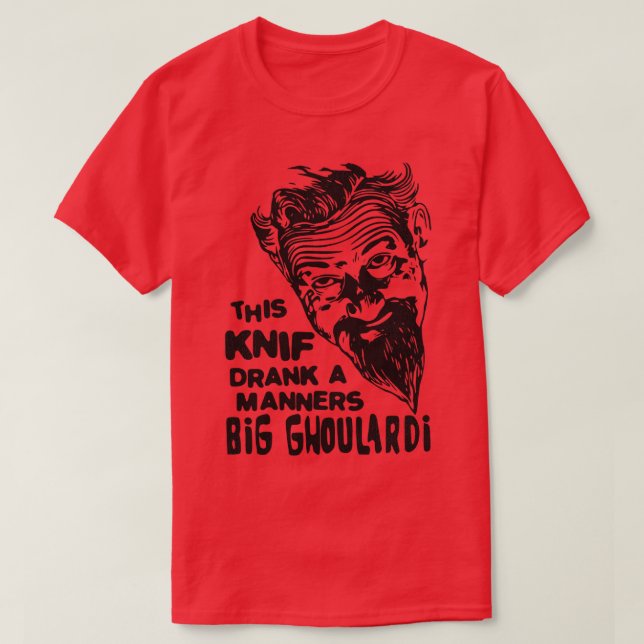 Camiseta Me bebo un gran Ghoulardi (Diseño del anverso)