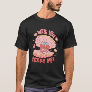 Camiseta ¿Me Berry Me Fresa Chocolate Funny Valen