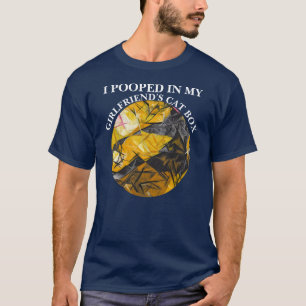 CAMISETA ME CACÉ EN LA CAJA DEL GATO DE MI NOVIA