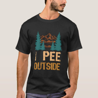 Camiseta Me Cago Fuera de la Caravana Aventurero al Aire Li