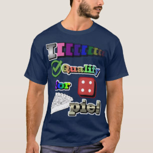 Camiseta ¡Me califico para pastel!