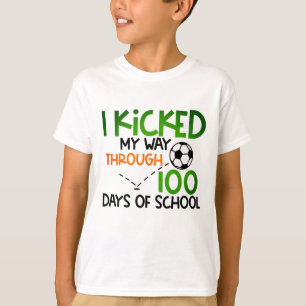 Camiseta Me Caminé Por 100 Días De Fútbol Escolar