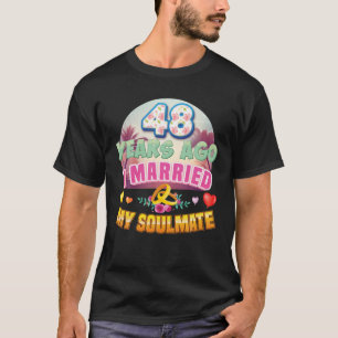 Camiseta Me Casé Con Mi Compañera De Ama Hace 48 Años, 48º