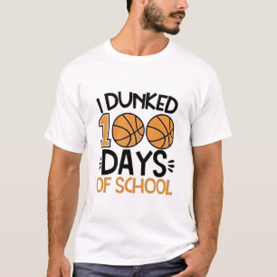 Camiseta Me casé con un jugador de básquetbol de cien días