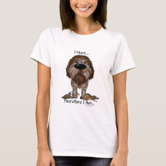Camiseta Me cazo por lo tanto soy el señalar Griffon