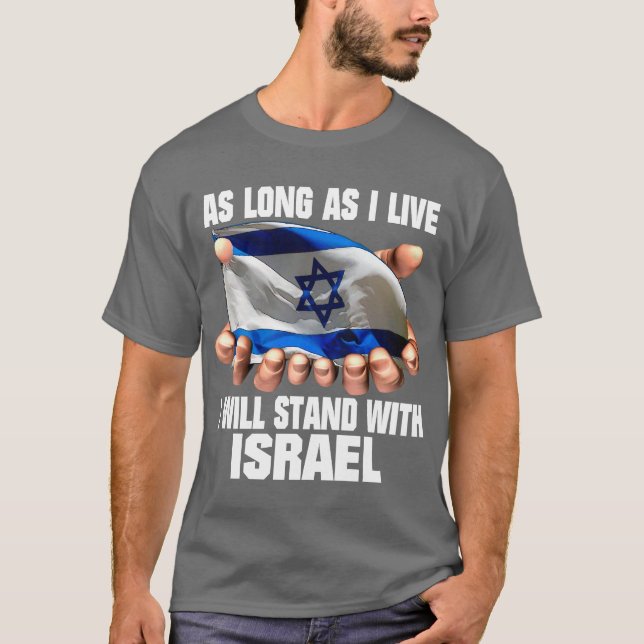 Camiseta ¡Me colocaré con Israel! (Anverso)