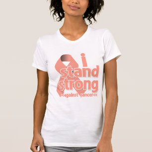 Camiseta Me coloco fuerte contra cáncer uterino