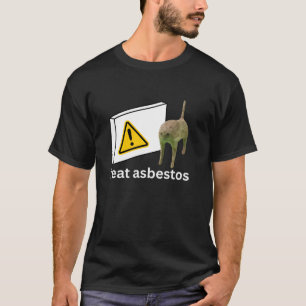 Camiseta Me Comí Amianto Gracioso Meme De Gato Maldito