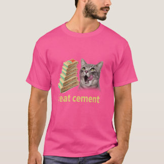 Camiseta Me Comí Cemento Maldito Gato Divertido Chiste Extr