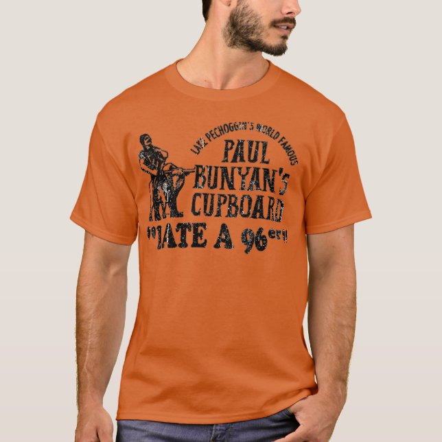 Camiseta Me comí un 96er - El portapapeles de Paul Bunyan (Anverso)