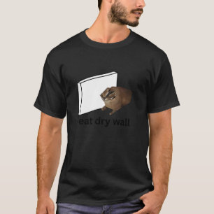 Camiseta Me Comí Un Muro Seco Gracioso Gato Inhingente Meme