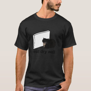 Camiseta Me Comí Un Muro Seco Gracioso Meme De Gato Camiset