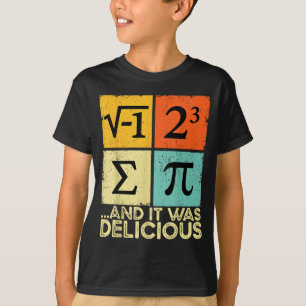 Camiseta Me comí un pastel y fue divertido día de broma mat