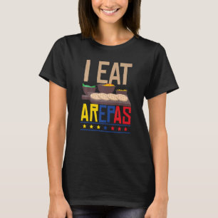 Camiseta Me como a Arepas Funny, colombiana, venezolana pre