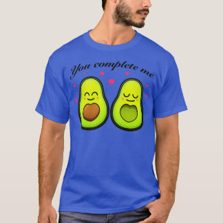 Camiseta Me Completan El Amor De Aguacate