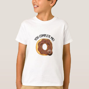 Camiseta Me Completas Comida Graciosa Donut Pun