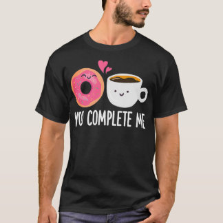 Camiseta Me Completas Donut Café Funny Doughnut Hole K