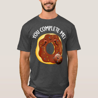Camiseta Me Completas La Comida Cuidada Donut Pun