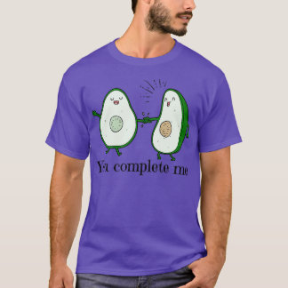 Camiseta Me completaste las palabras de aguacate