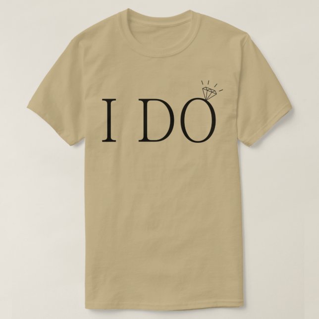 Camiseta Me comprometo con el diamante 1 (Diseño del anverso)