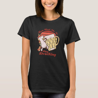 Camiseta Me conquistaste bebiendo cerveza de unicornio con