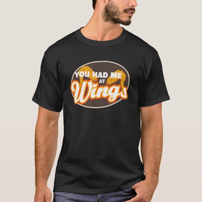 Camiseta Me conquistaste con Alas  Alas de Pollo (Anverso)