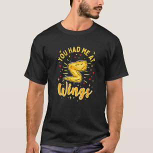 Camiseta Me conquistaste con Alas Pollo Divertido Premium