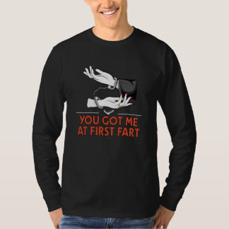 Camiseta Me conquistaste con el primer pedo Humor de boda N