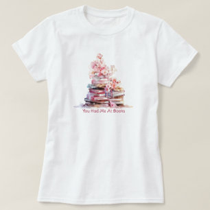 Camiseta Me conquistaste con libros