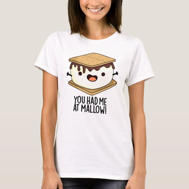 Camiseta Me conquistaste con malvavisco Chiste divertido de (Anverso)