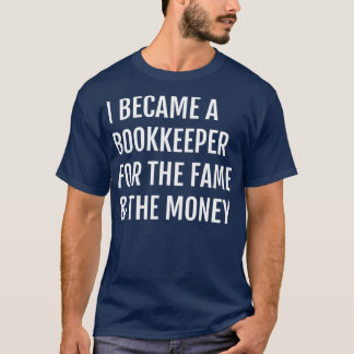 Camiseta Me convertí en librero de la fama El dinero 2
