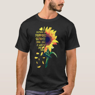 Camiseta Me Convertí En Plomero Porque Tu Vida Vale La Pena