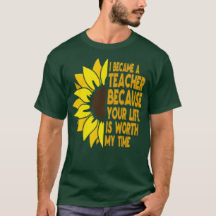 Camiseta me convertí en profesor de vuelta a la escuela 100
