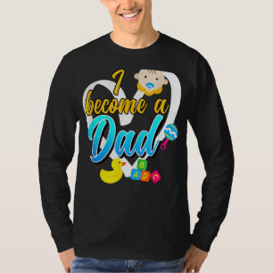 Camiseta Me Convierto En Un Papá Esperante Padre