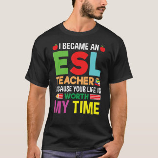 Camiseta Me Convirtí En Un Profesor De La Escuela De Educac