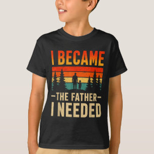 Camiseta Me Convirtió En El Padre Que Necesitaba Día Del Pa