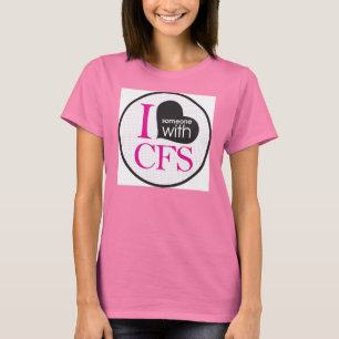 Camiseta Me {corazón} Alguien con SFS (rosa)