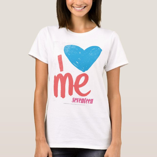 Camiseta Me Corazón Aqua-Pink (Anverso)