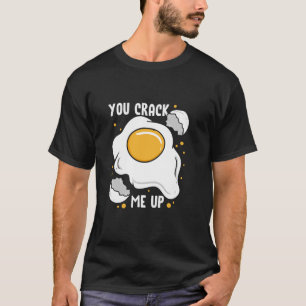 Camiseta Me Crack Con Huevos De Huevos De Huevos Fritos Al