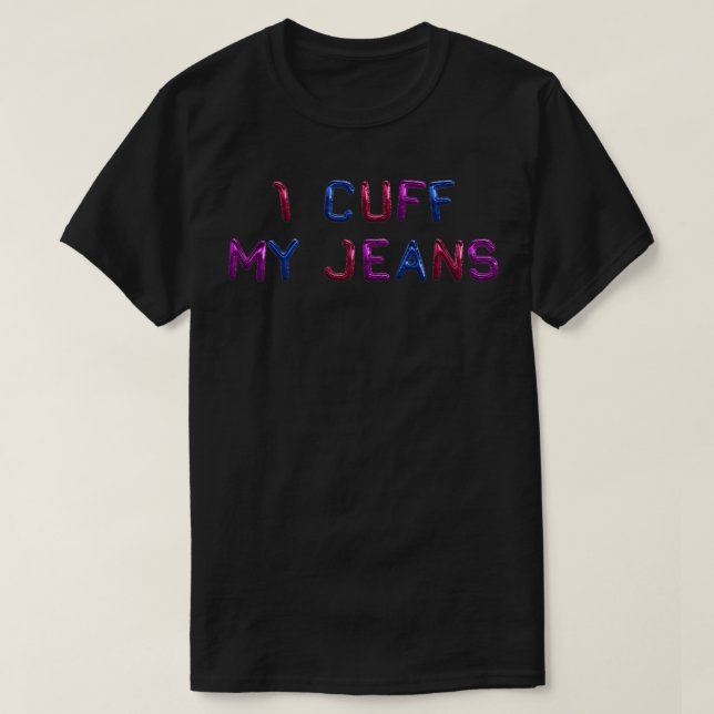 Camiseta Me Cuff Mis Jeans Bisexual Funny (Diseño del anverso)
