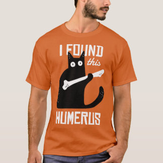 Camiseta Me Da Miedo Que Este Humerus Cat Black De Medi Hum