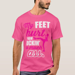 Camiseta Me Daño Los Pies Por El Kickboxing