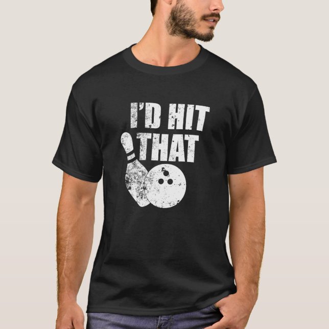 Camiseta Me daría ese divertido regalo para Bowling design (Anverso)