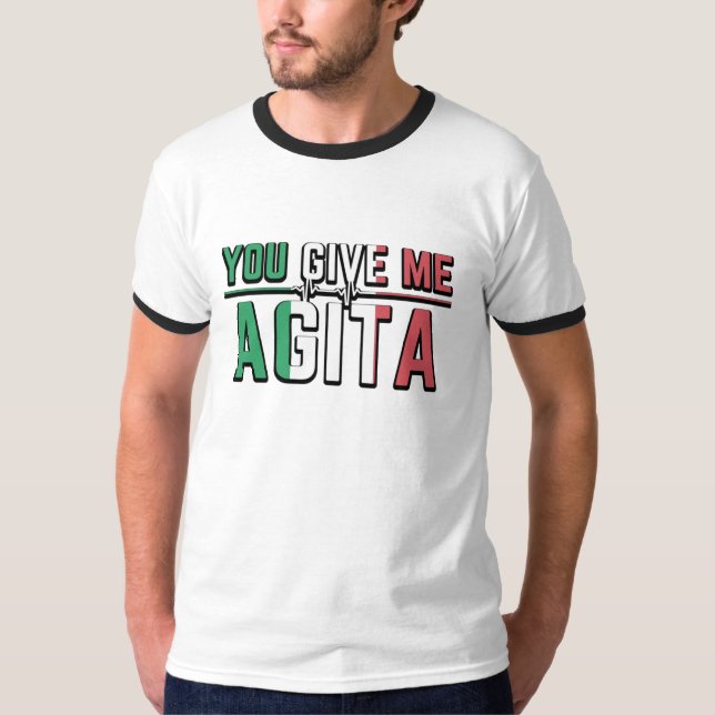 Camiseta Me das Agita|Cultura italiana (Anverso)