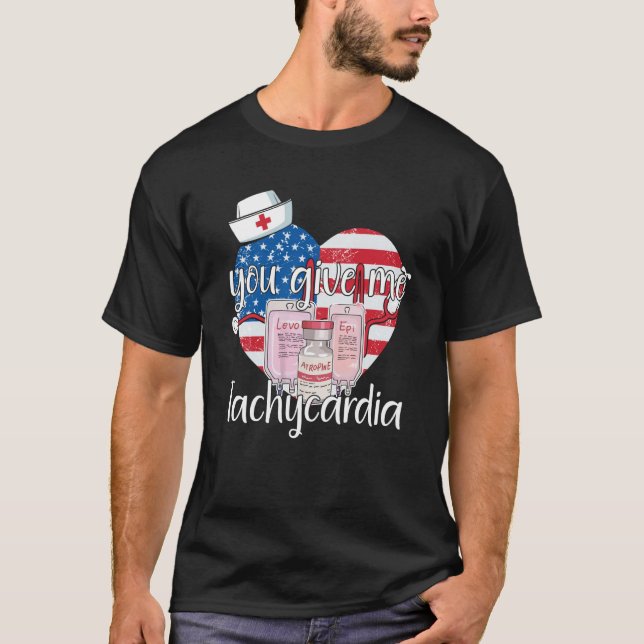 Camiseta Me das ropa de taquicardia Enfermera Valentineu20 (Anverso)