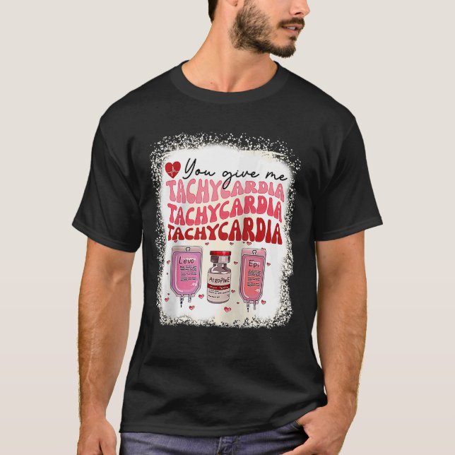 Camiseta Me das Tachycardia Enfermeras de la UCI San Valent (Anverso)
