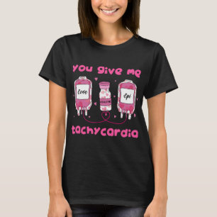 Camiseta Me Das Tachycardia Graciosa Rna Icu Enfermero