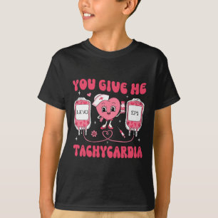 Camiseta Me Das Tachycardia Icu Enfermeras Valentines De Vi